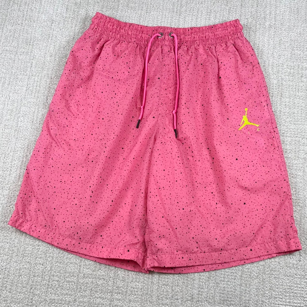 Nike Air Jordan Mens XL Jumpman Cement Retro Poolside Pink 10" Shorts CI9133-639